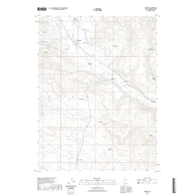 2020 Map of Tabiona, 2020 Print