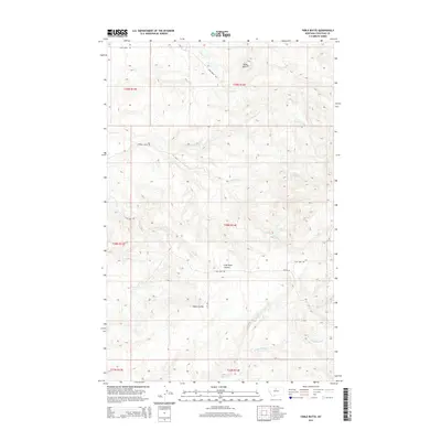 2014 Map of Table Butte, 2014 Print