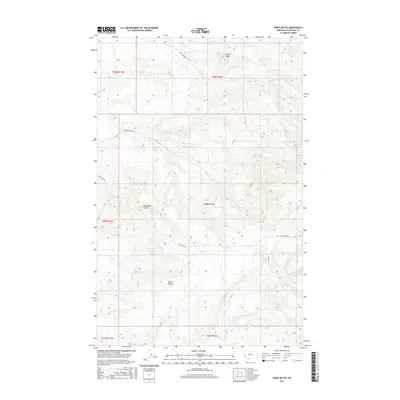 2017 Map of Table Butte, 2017 Print