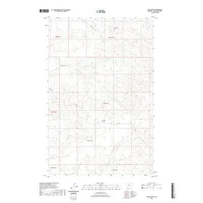 2020 Map of Table Butte, 2020 Print