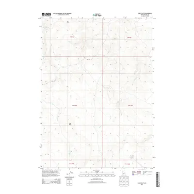 2013 Map of Table Butte, 2013 Print