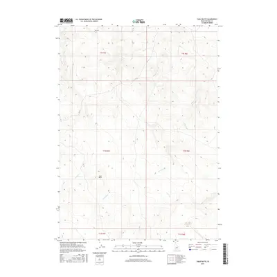 2017 Map of Table Butte, 2017 Print