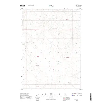2020 Map of Table Butte, 2020 Print
