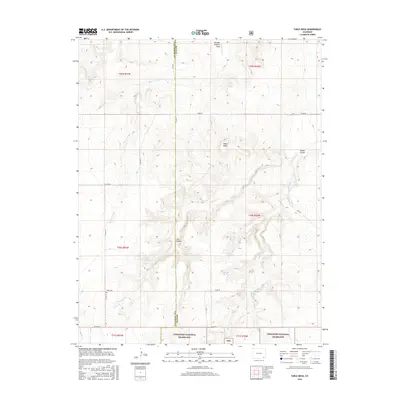 2016 Map of Table Mesa, 2016 Print