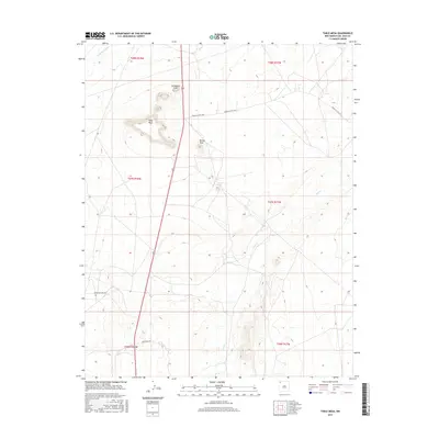 2017 Map of Table Mesa, 2017 Print