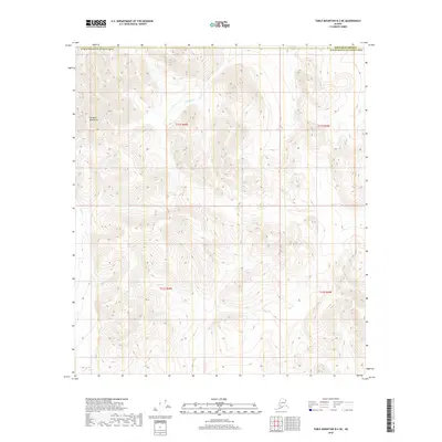 2018 Map of Table Mountain B-2 NE, 2018 Print