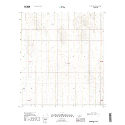 2020 Map of Table Mountain B-2 SE, 2020 Print