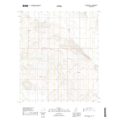 2018 Map of Table Mountain C-1 NW, 2018 Print