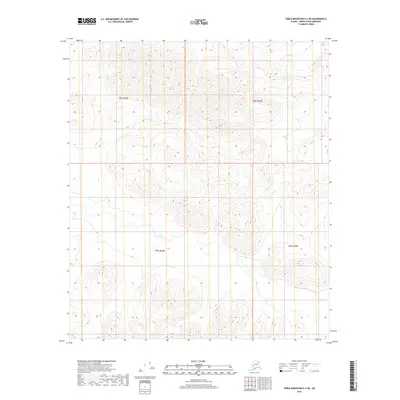 2018 Map of Table Mountain C-2 NE, 2018 Print