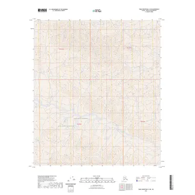 2023 Map of Table Mountain C-2 NE, 2023 Print