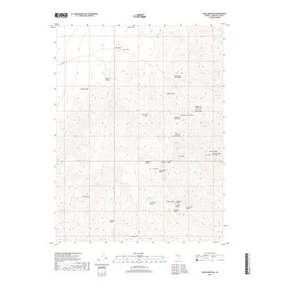 2018 Map of Table Mountain, 2018 Print