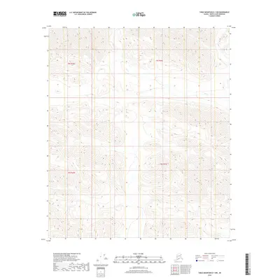 2018 Map of Table Mountain D-1 NW, 2018 Print