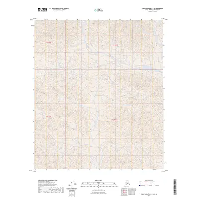 2023 Map of Table Mountain D-1 NW, 2023 Print