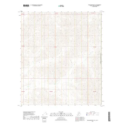 2018 Map of Table Mountain D-1 SE, 2018 Print