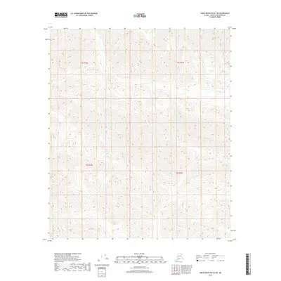2018 Map of Table Mountain D-2 NE, 2018 Print
