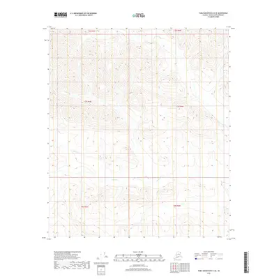 2018 Map of Table Mountain D-2 SE, 2018 Print
