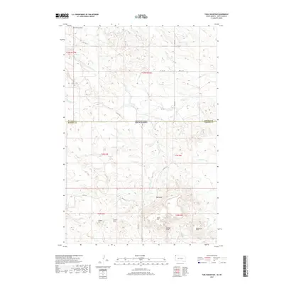 2017 Map of Table Mountain, 2017 Print