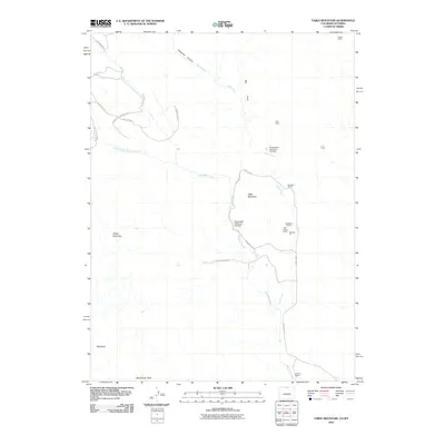 2010 Map of Table Mountain, 2010 Print