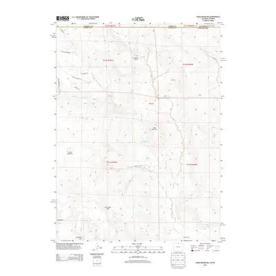 2013 Map of Table Mountain, 2013 Print
