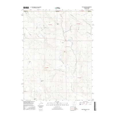 2016 Map of Table Mountain, 2016 Print