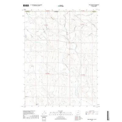 2019 Map of Table Mountain, 2019 Print