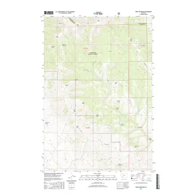 2017 Map of Table Mountain, 2017 Print