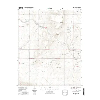 2013 Map of Table Mountain, 2013 Print