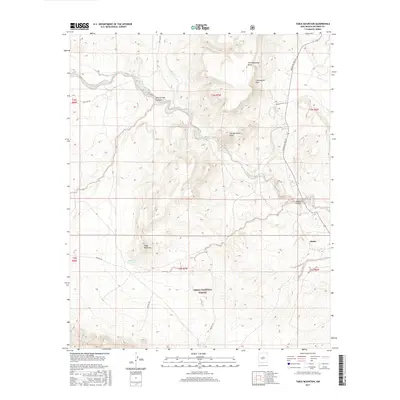 2017 Map of Table Mountain, 2017 Print
