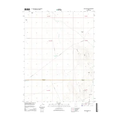 2014 Map of Table Mountain, 2014 Print