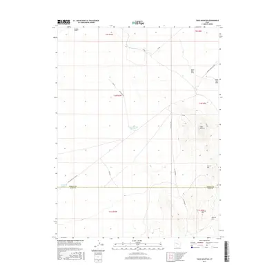 2017 Map of Table Mountain, 2017 Print