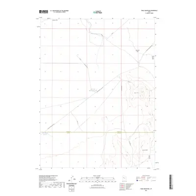 2023 Map of Table Mountain, 2023 Print