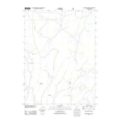 2012 Map of Table Mountain, 2012 Print