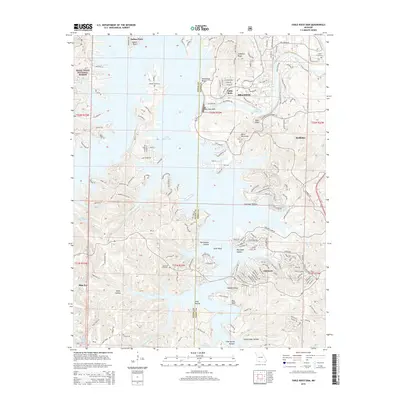 2015 Map of Table Rock Dam, 2015 Print
