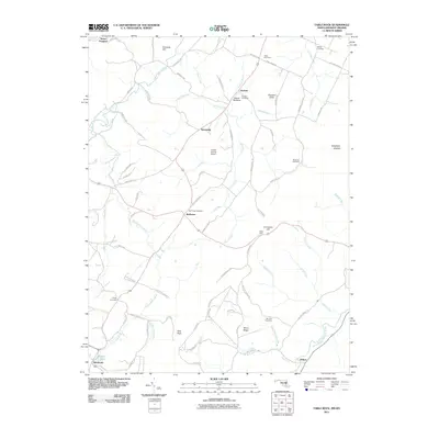 2011 Map of Table Rock, 2011 Print
