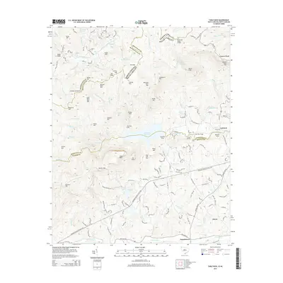 2014 Map of Table Rock, 2014 Print