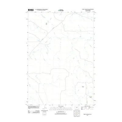 2012 Map of Table Top Butte, 2012 Print