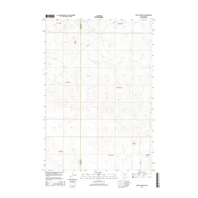 2015 Map of Table Top Butte, 2015 Print
