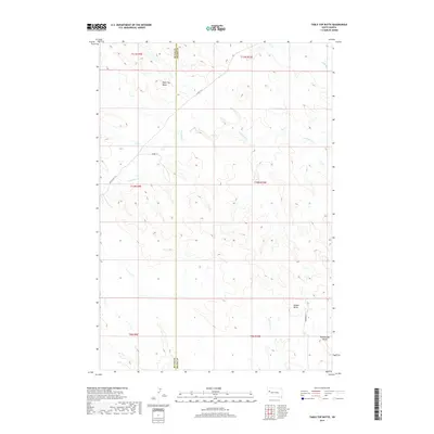 2017 Map of Table Top Butte, 2017 Print