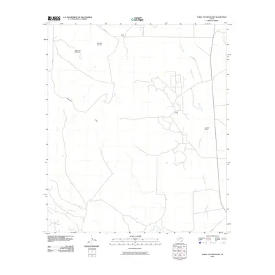 2010 Map of Table Top Mountain, 2010 Print