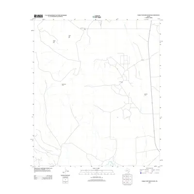 2012 Map of Table Top Mountain, 2012 Print