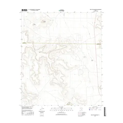 2016 Map of Table Top Mountain, 2016 Print