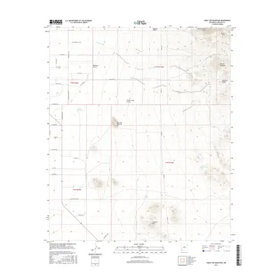 2017 Map of Table Top Mountain, 2017 Print