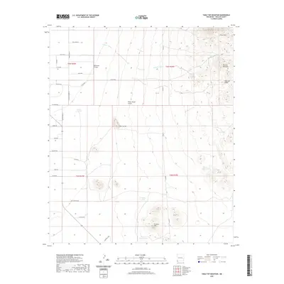 2020 Map of Table Top Mountain, 2020 Print