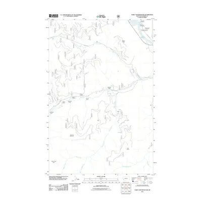 2011 Map of Table Top Mountain, 2011 Print