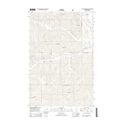 2014 Map of Table Top Mountain, 2014 Print