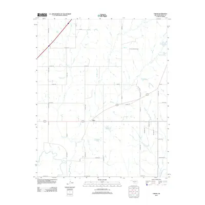 2012 Map of Tabler, 2012 Print