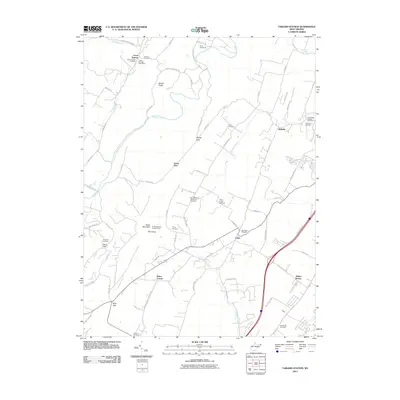 2011 Map of Tablers Station, 2011 Print