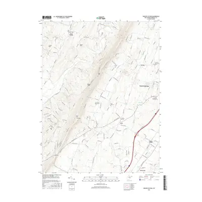 2016 Map of Tablers Station, 2016 Print