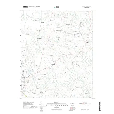 2019 Map of Tabor City East, 2019 Print