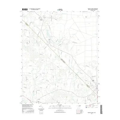 2016 Map of Tabor City West, 2016 Print